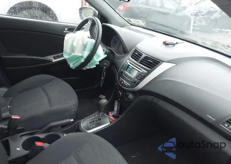 2017 Hyundai Accent Se z USA, uszkodzony, nr VIN KMHCT5AEXHU357715